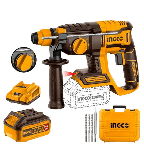 Buy Ingco Lithium-Ion Rotary Hammer 20V, 1100 RPM - CRHLI20208 | Shop at Supply Master Accra, Ghana Drill Buy Tools hardware Building materials