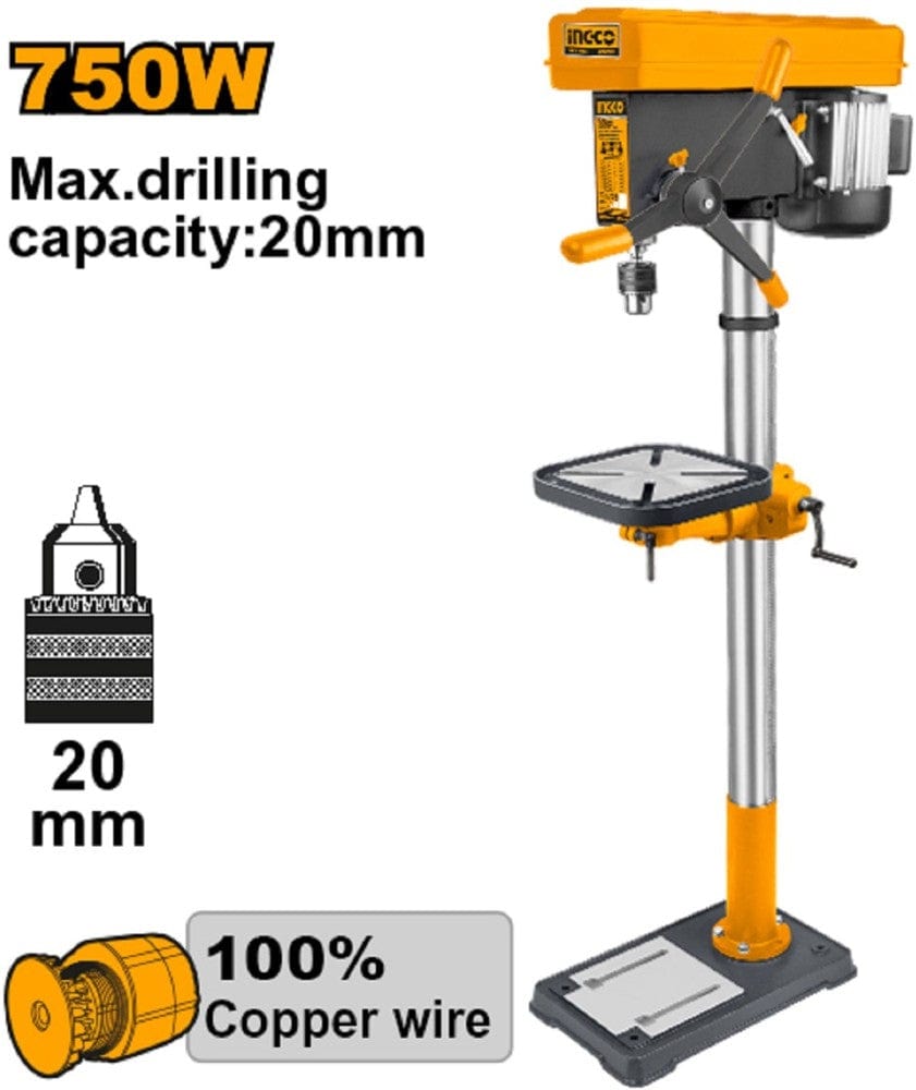 Ingco Drill Press 750W - DP207505 | Supply Master Accra, Ghana Drill Buy Tools hardware Building materials