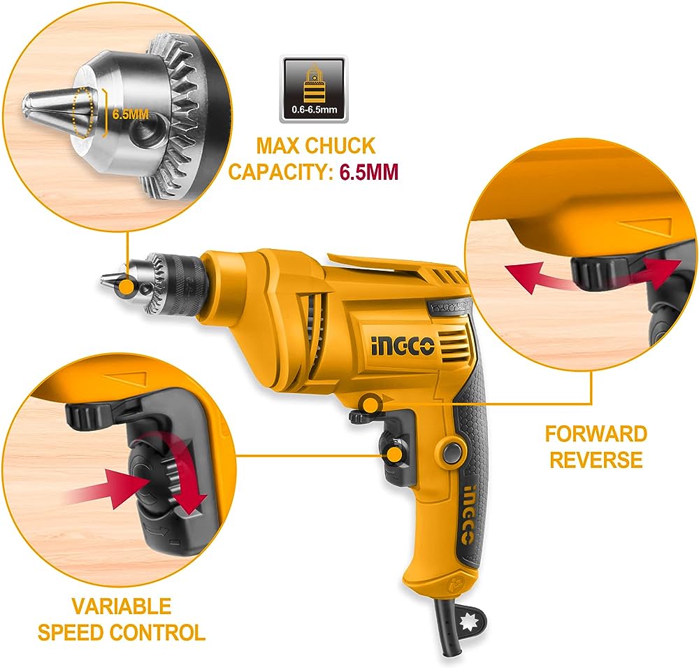 Ingco Electric Drill 450W - PED4501 | Supply Master | Accra, Ghana Drill Buy Tools hardware Building materials