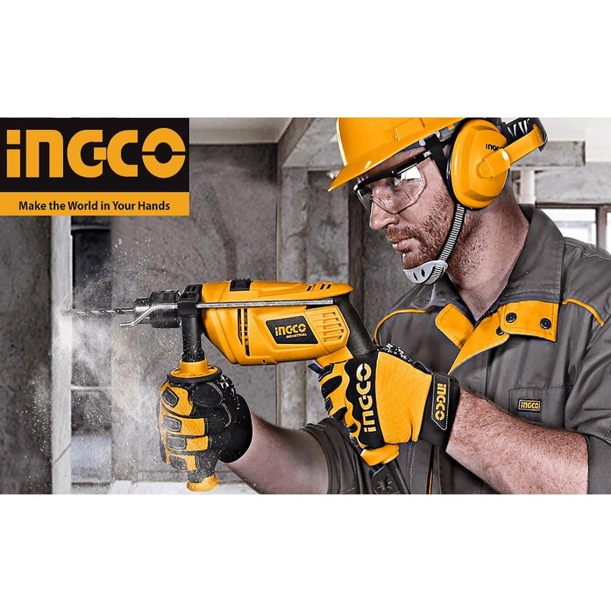 Ingco Hammer Impact Drill 13mm 680W - ID6808 - Buy Online in Accra, Ghana at Supply Master Drill Buy Tools hardware Building materials