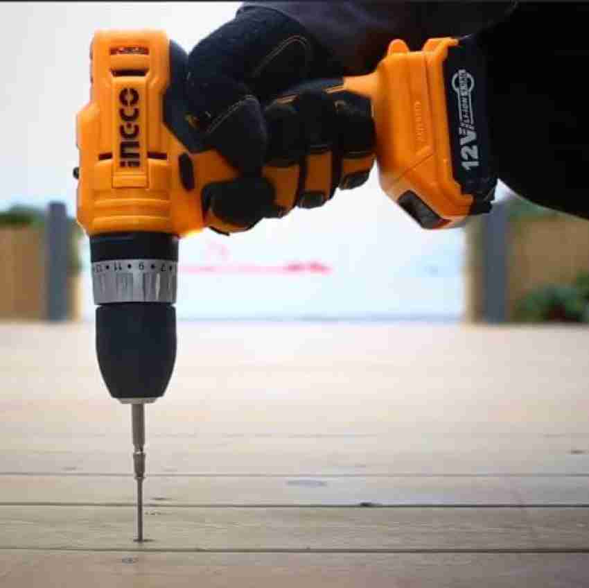 Ingco Lithium-Ion Cordless Drill 12V - CDLI1232 | Buy Online in Accra, Ghana - Supply Master Drill Buy Tools hardware Building materials