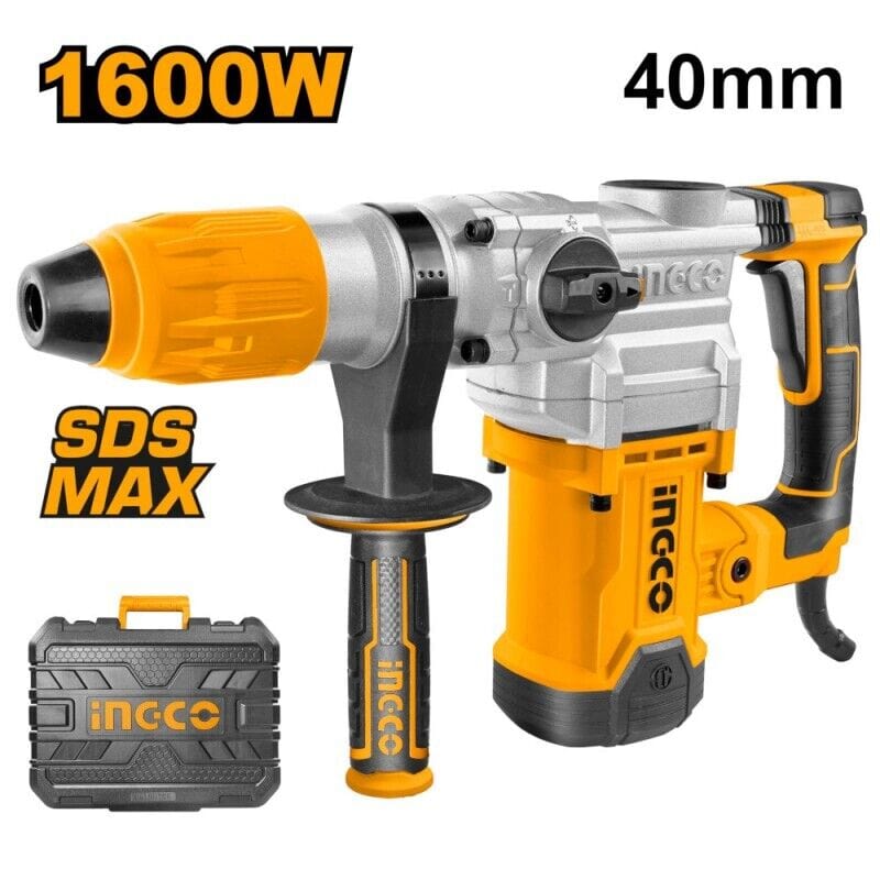 Ingco SDS Max Rotary Hammer Drill 1200W 38mm - RH120068 | Buy Online in Accra, Ghana - Supply Master Drill Buy Tools hardware Building materials