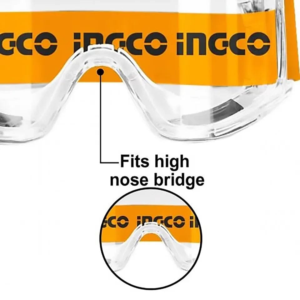 Ingco Safety Goggles HSG10 | Supply Master Accra, Ghana Eye Protection & Safety Glasses Buy Tools hardware Building materials