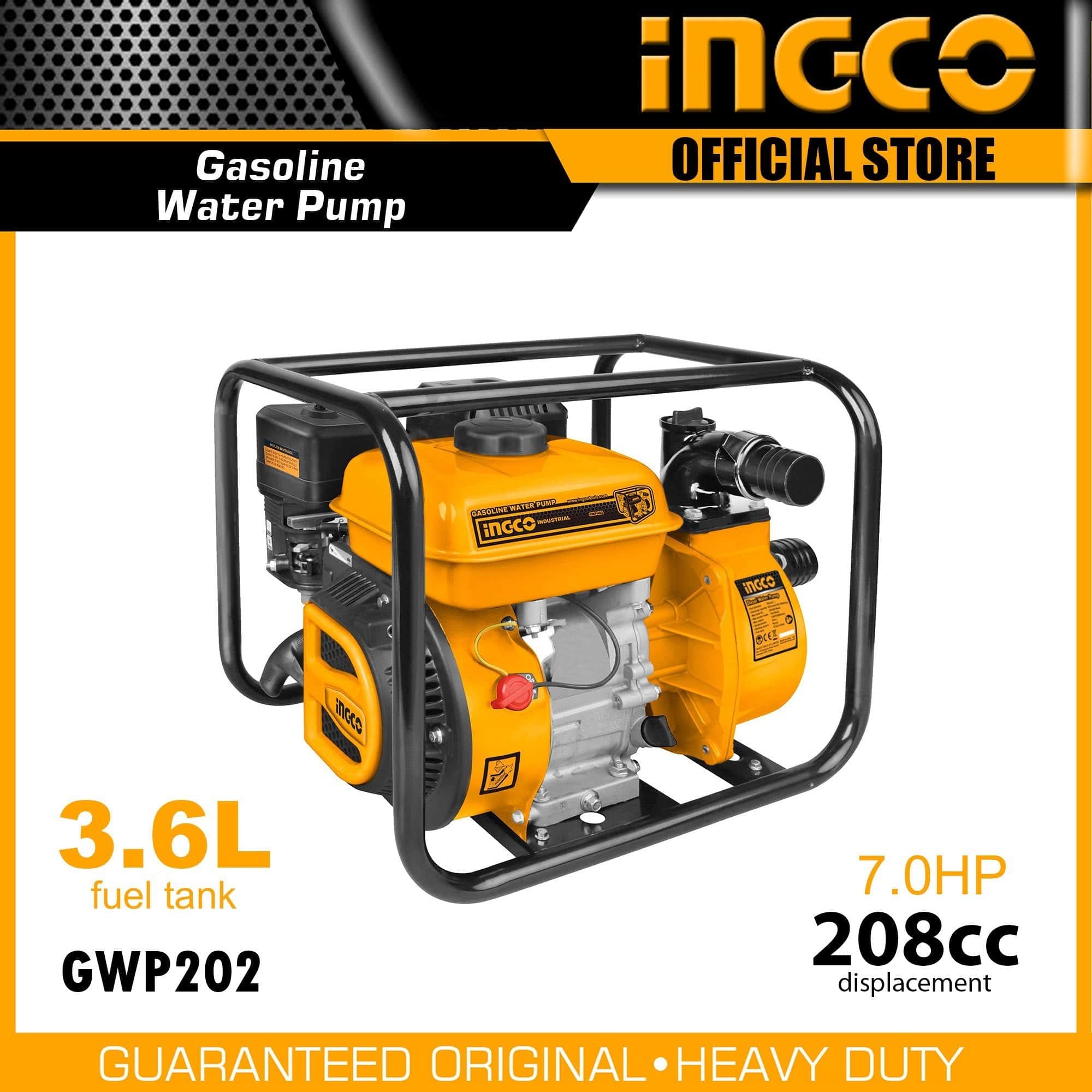 Ingco 2" Gasoline Water Pump - GWP202 | Supply Master | Accra, Ghana Gasoline Water Pump Buy Tools hardware Building materials
