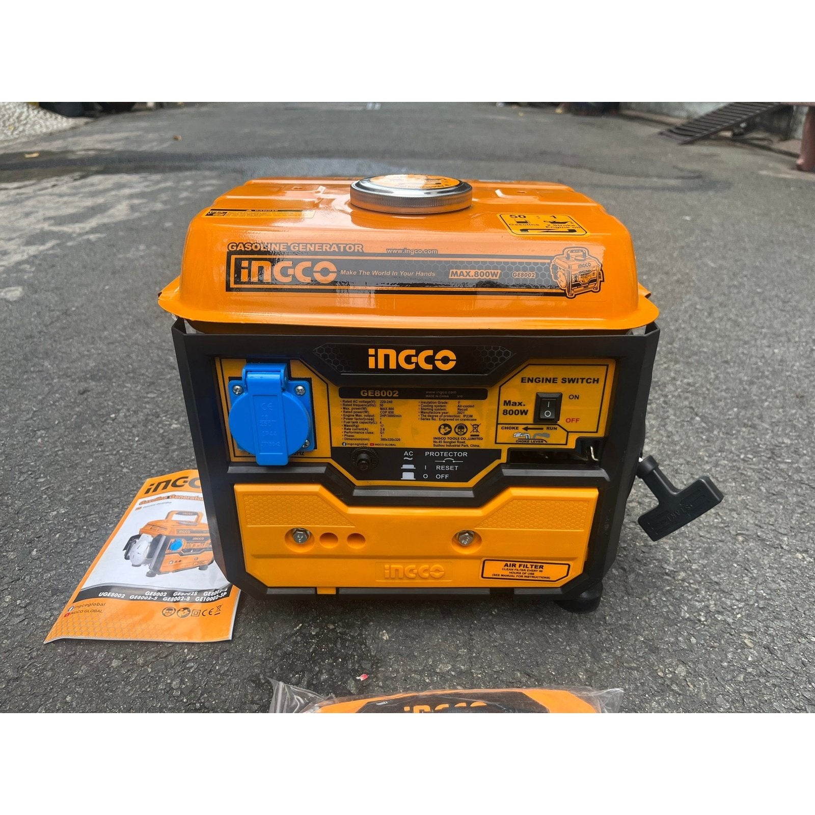 Ingco 800W Gasoline Generator - GE8002 | Supply Master | Accra, Ghana Generator Buy Tools hardware Building materials