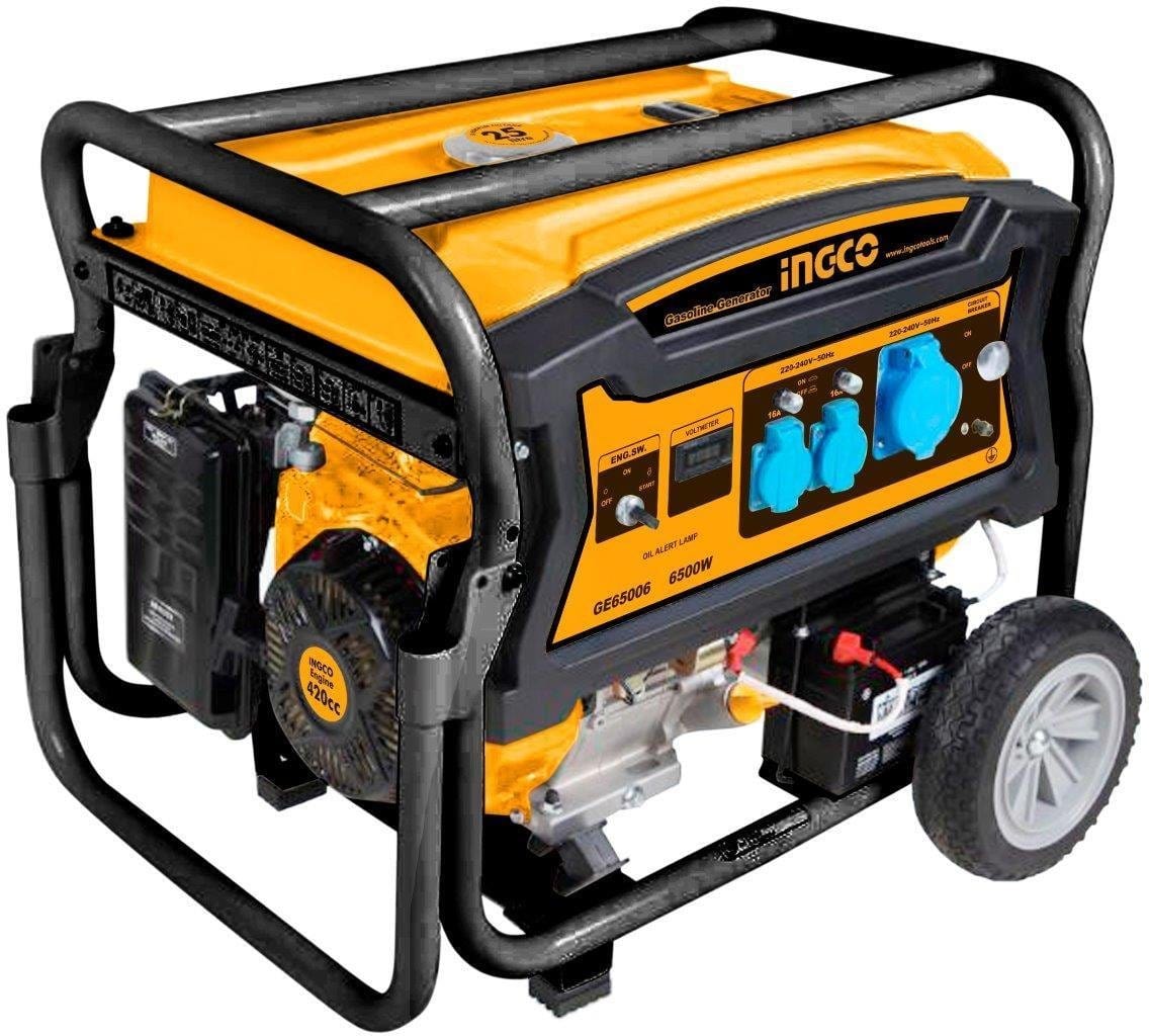Ingco Gasoline Generator 6.5KW - GE65006 | Supply Master Accra, Ghana Generator Buy Tools hardware Building materials
