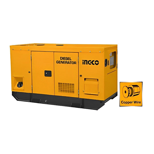 Ingco Silent Diesel Generator 16.5KW - GSE150K1-1, Supply Master