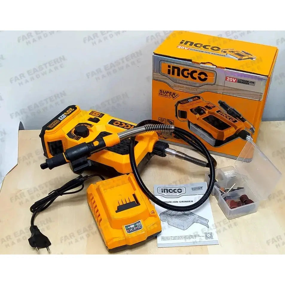 Ingco Lithium-Ion Cordless Die Grinder - CMGLI20011 | Supply Master Accra, Ghana Grinder Buy Tools hardware Building materials