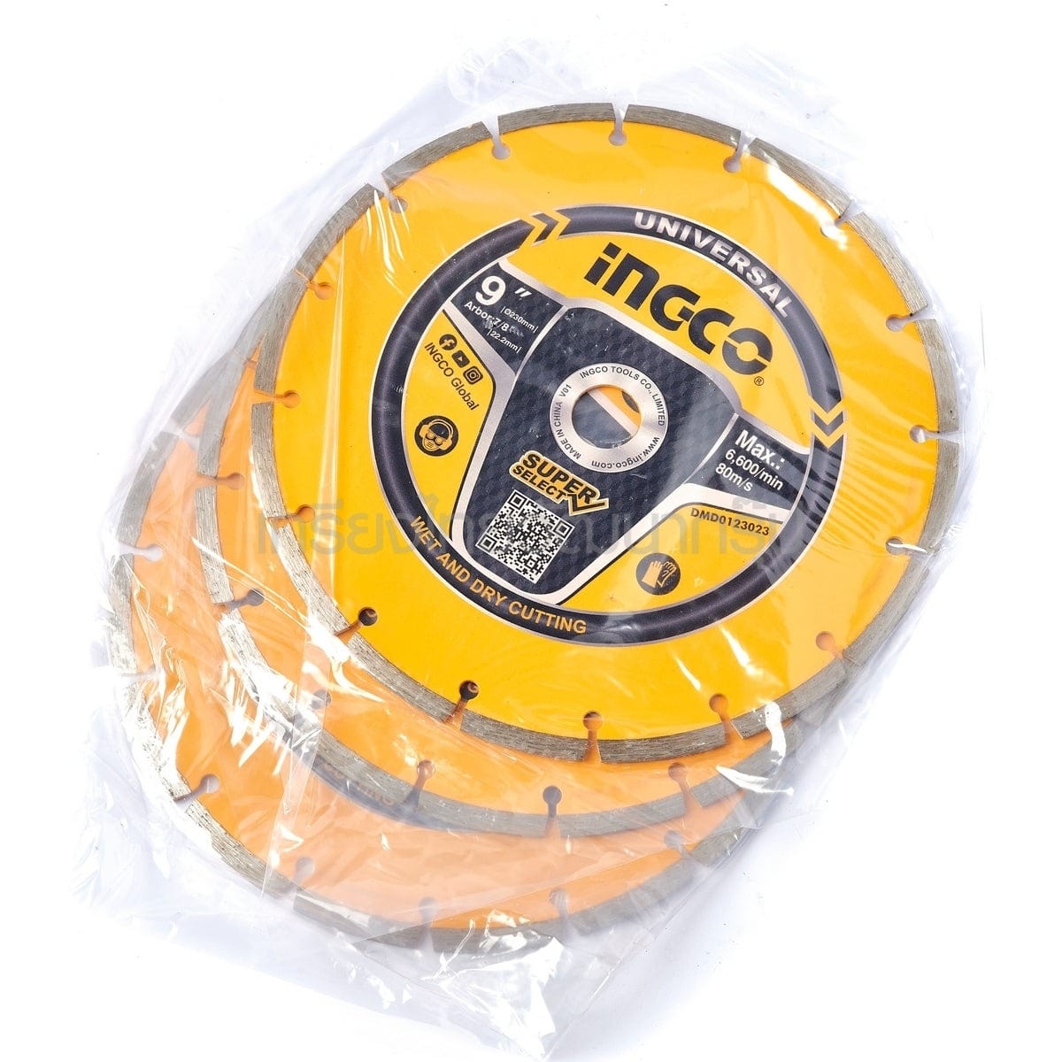 Ingco 3 Pieces 9" Dry Diamond Disc Set - DMD0123023 | Supply Master | Accra, Ghana Grinding & Cutting Wheels Buy Tools hardware Building materials