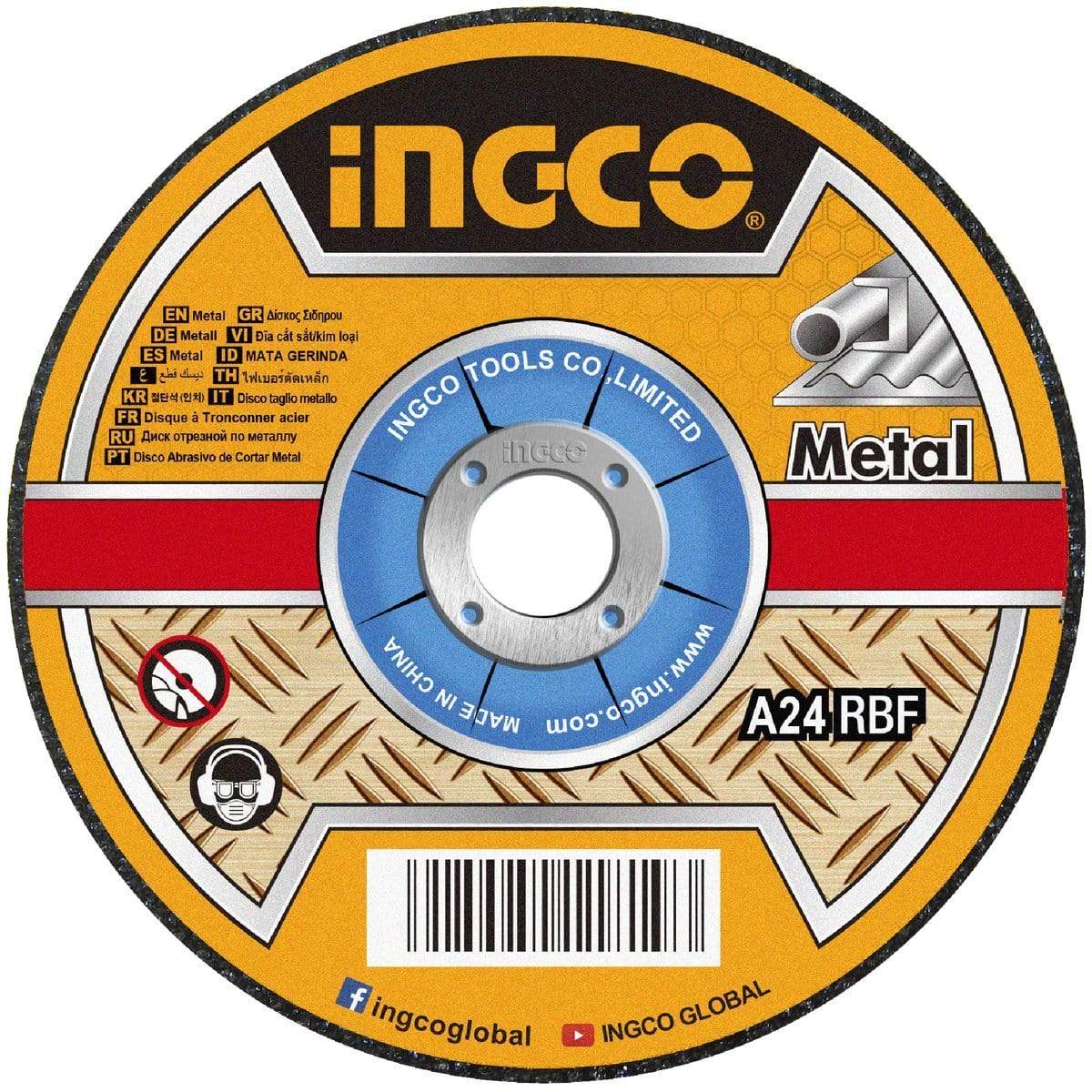 Buy Ingco 7" Abrasive Metal Cutting Disc - MCD301801 in Accra, Ghana | Supply Master Grinding & Cutting Wheels Buy Tools hardware Building materials