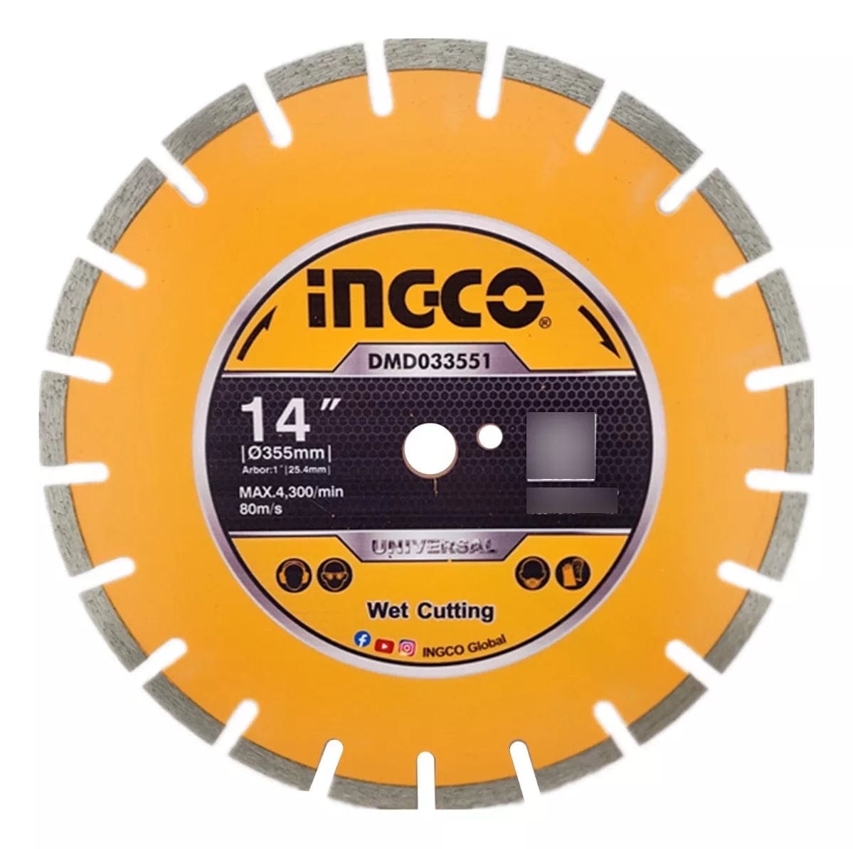 Total Dry Diamond Disc 9'' - TAC21123033 | Supply Master Accra, Ghana Grinding & Cutting Wheels Buy Tools hardware Building materials