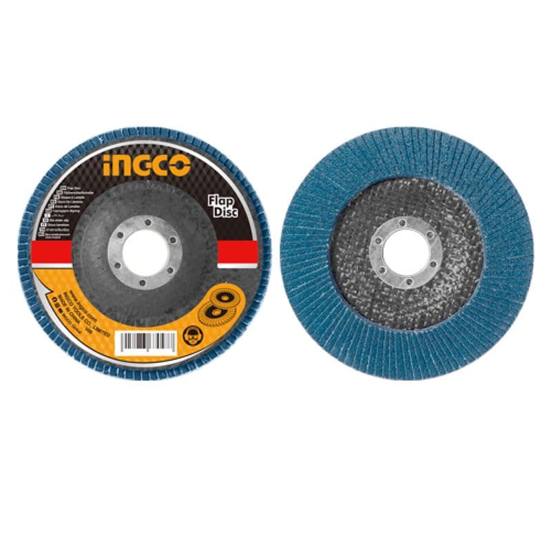 Buy Ingco Zirconium Flap Disc 115mm x 22mm in Accra, Ghana | Supply Master Grinding & Cutting Wheels Buy Tools hardware Building materials