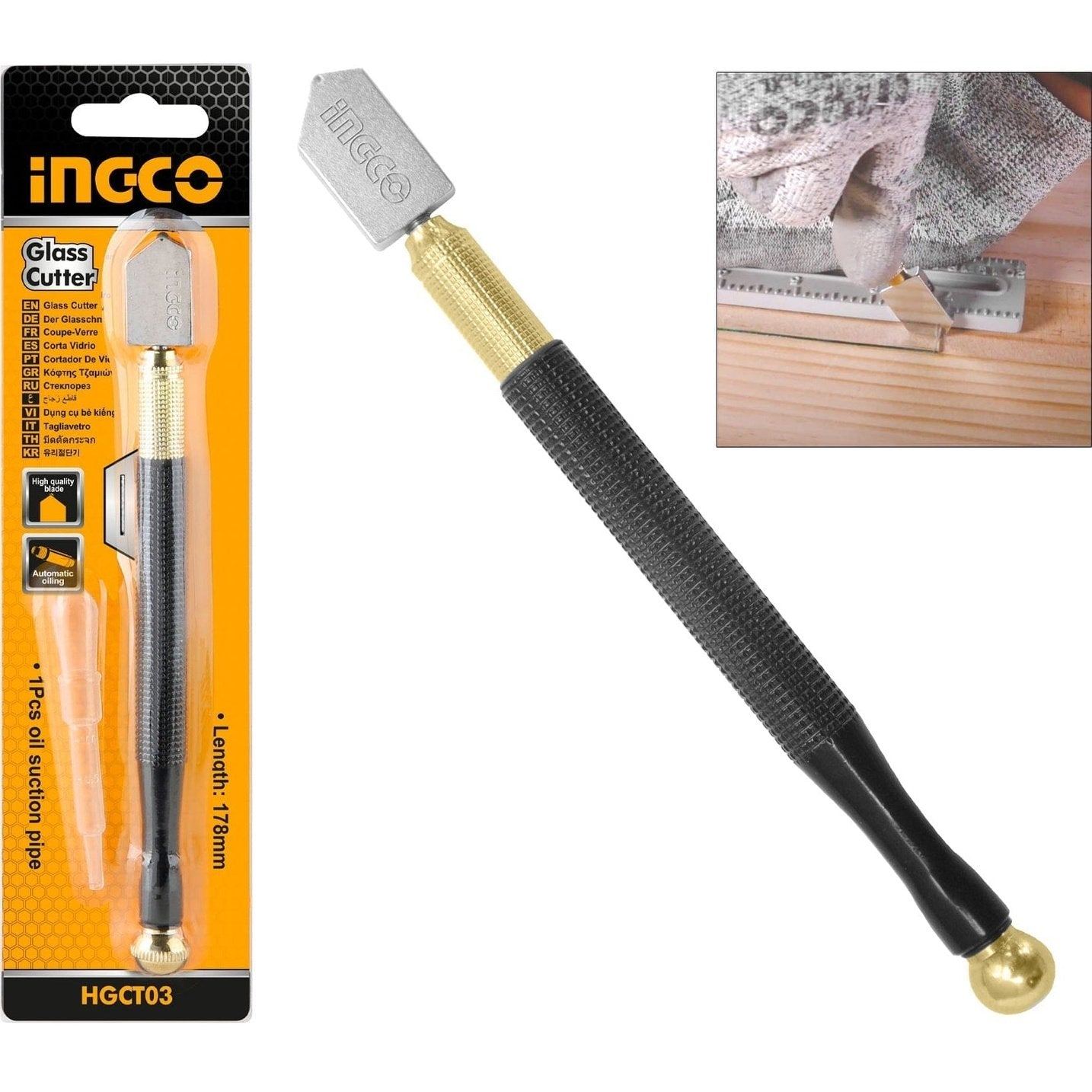 Ingco Heavy Duty Glass Cutter HGCT03 | Supply Master Accra, Ghana Hand Saws & Cutting Tools Buy Tools hardware Building materials