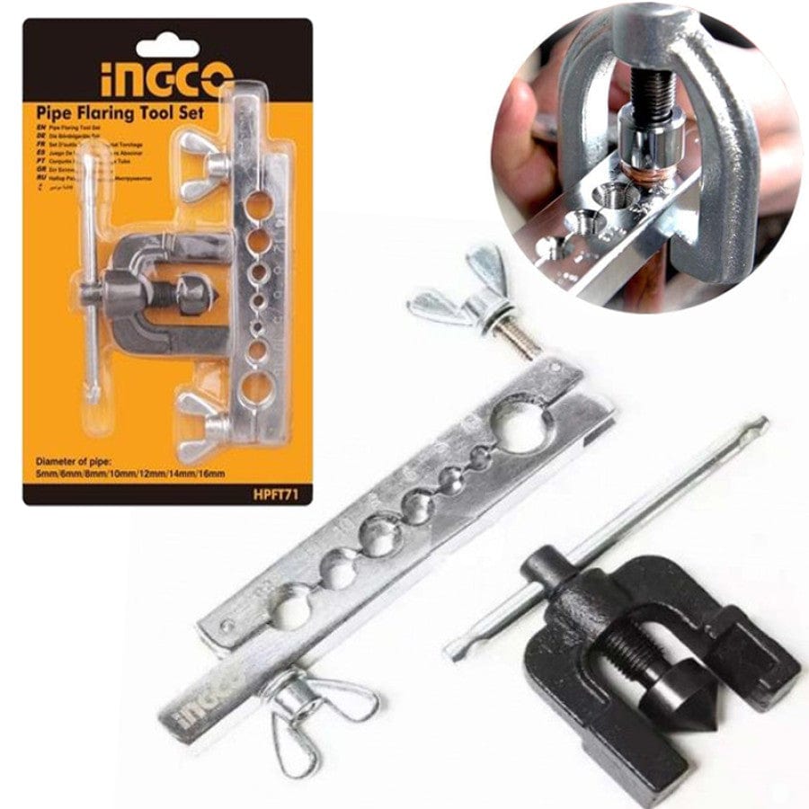 Ingco Pipe Flaring Tool Set - HPFT71 | Supply Master Accra, Ghana Hand Saws & Cutting Tools Buy Tools hardware Building materials