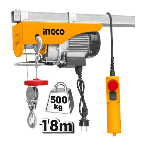 Ingco Electric Hoist 900W - EH5001 - Buy Online in Accra, Ghana at Supply Master Hanging Tools Buy Tools hardware Building materials