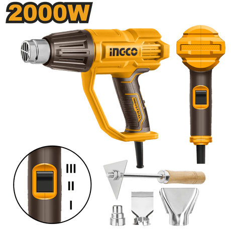 Ingco Heat Gun 2000W - HG20008 - Buy Online in Accra, Ghana at Supply Master Heat Gun Buy Tools hardware Building materials