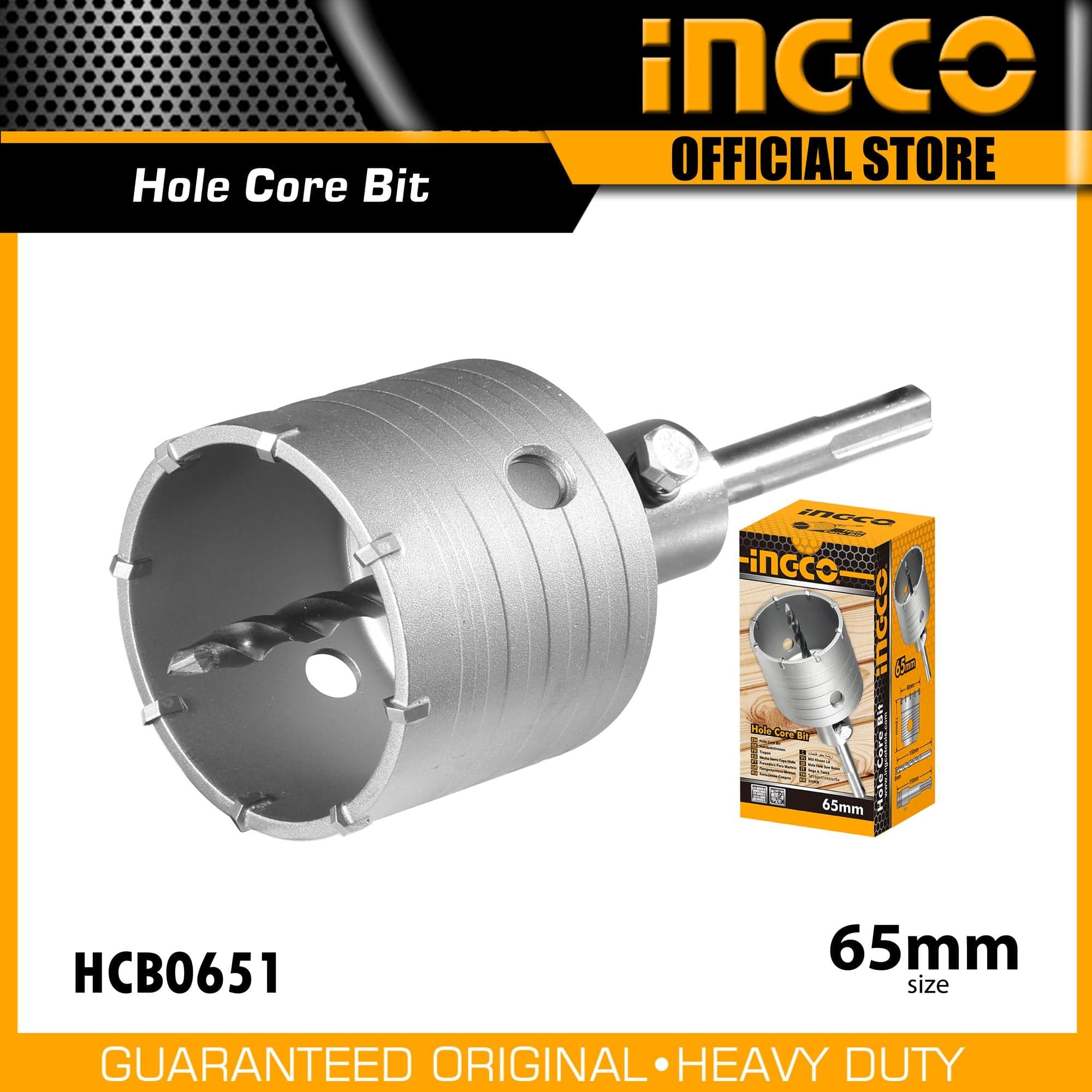 Ingco Hole Core Bit 65mm - HCB0651 | Buy Online in Accra, Ghana - Supply Master Hole Saws & Cores Buy Tools hardware Building materials