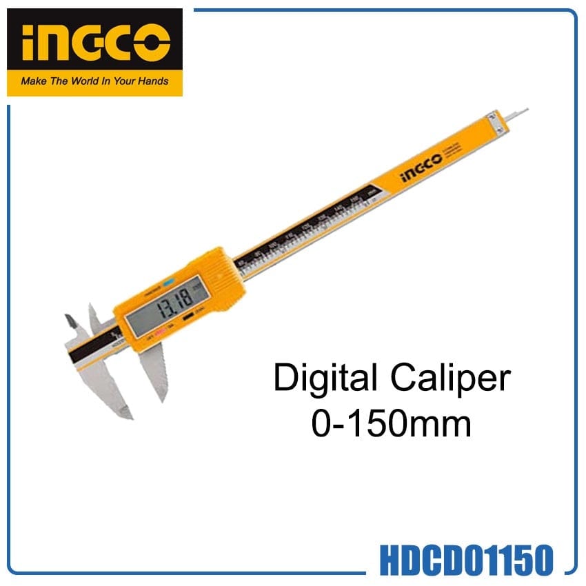 Ingco Digital Caliper - HDCD01150 - Buy Online in Accra, Ghana at Supply Master Marking Tools Buy Tools hardware Building materials