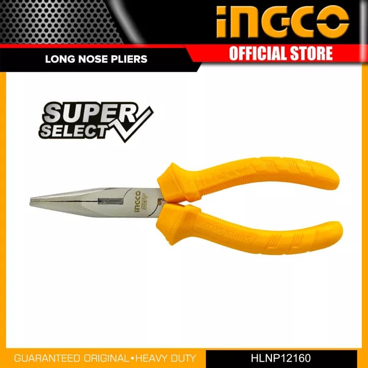 Ingco Long Nose Plier 6" - HLNP12160 | Buy Online in Accra, Ghana - Supply Master Pliers Buy Tools hardware Building materials