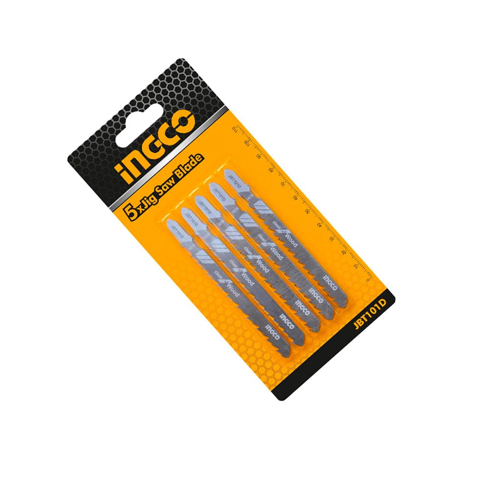 Ingco Jigsaw Blade for Wood 5 Pieces - JSBT111C | Shop Online in Accra, Ghana - Supply Master Saw Blades Buy Tools hardware Building materials