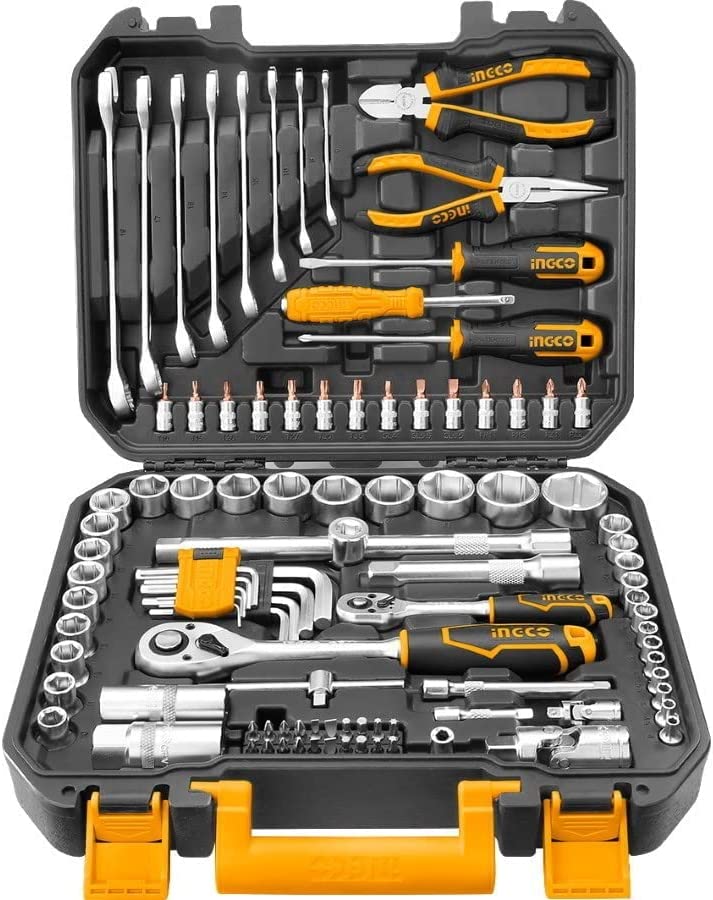 Ingco 100 Pieces Tools Set - HKTHP21001 | Supply Master | Accra, Ghana Sockets & Hex Keys Buy Tools hardware Building materials