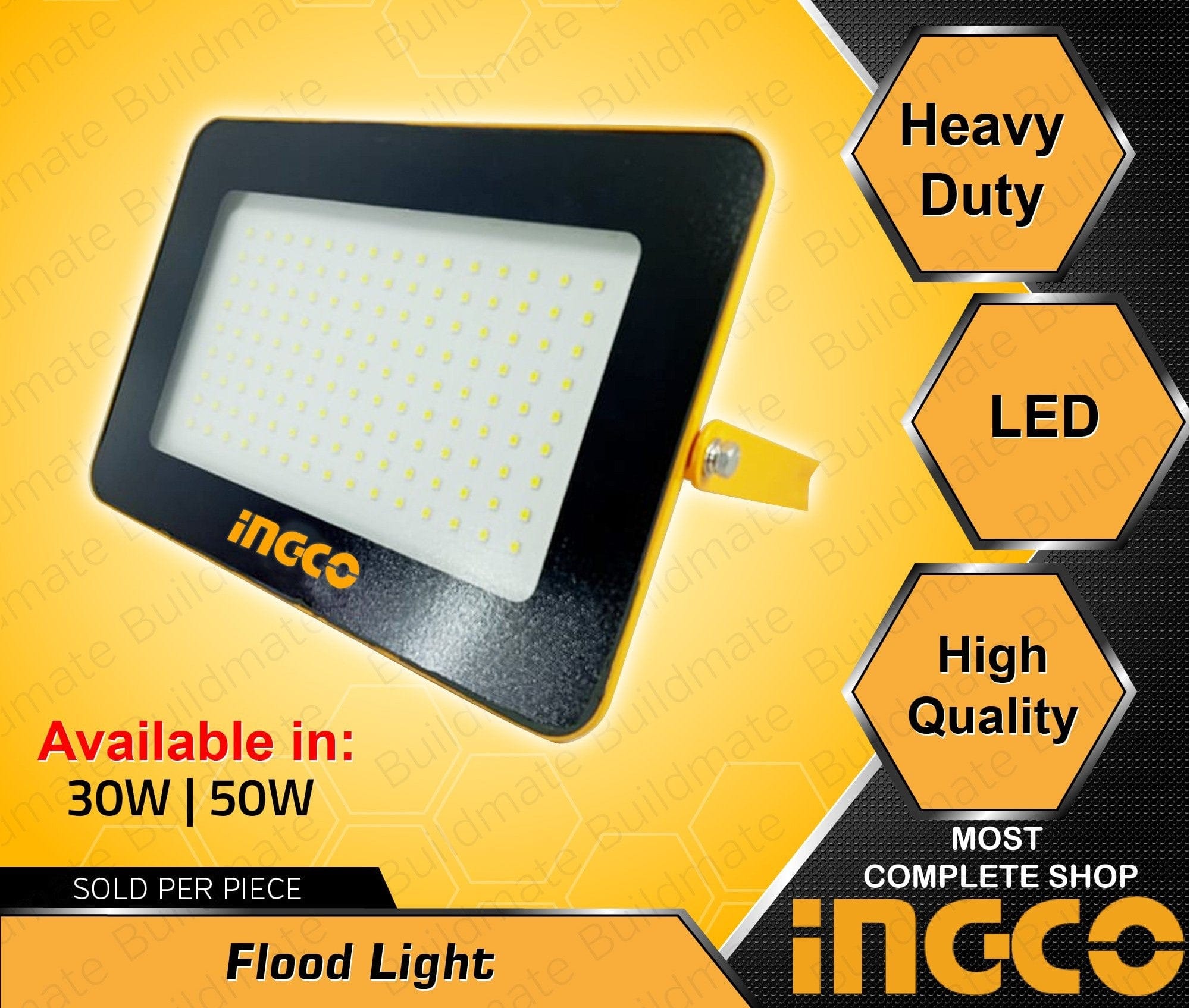 Ingco LED Floodlights 30W & 50W - HLFL3301 & HLFL3501 | Shop Online in Accra, Ghana - Supply Master Specialty Safety Equipment Buy Tools hardware Building materials