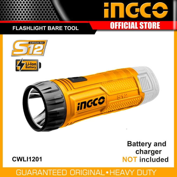 Ingco Lithium-Ion Flashlight 12V - CWLI1201 | Shop Online in Accra, Ghana - Supply Master Specialty Safety Equipment Buy Tools hardware Building materials
