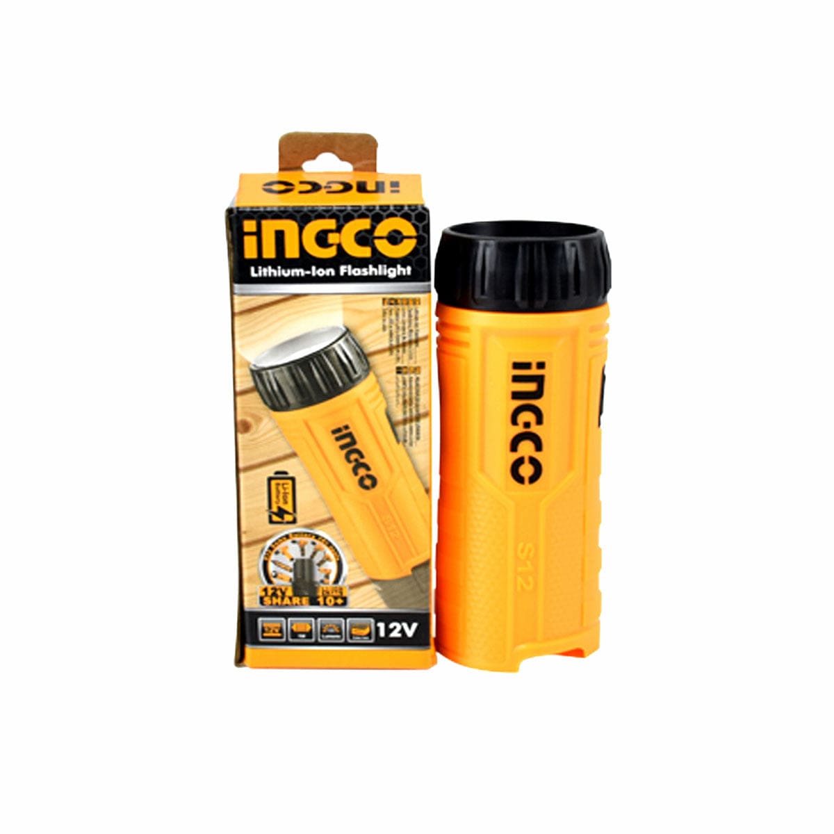 Ingco Lithium-Ion Flashlight 12V - CWLI1201 | Shop Online in Accra, Ghana - Supply Master Specialty Safety Equipment Buy Tools hardware Building materials