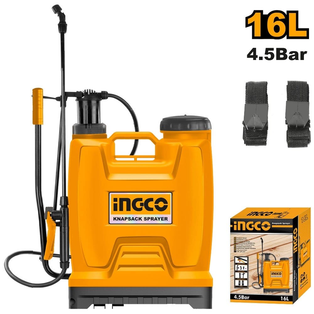Ingco 16L Manual Knapsack Sprayer - HSPP41602 | Supply Master | Accra, Ghana Spray Gun Buy Tools hardware Building materials