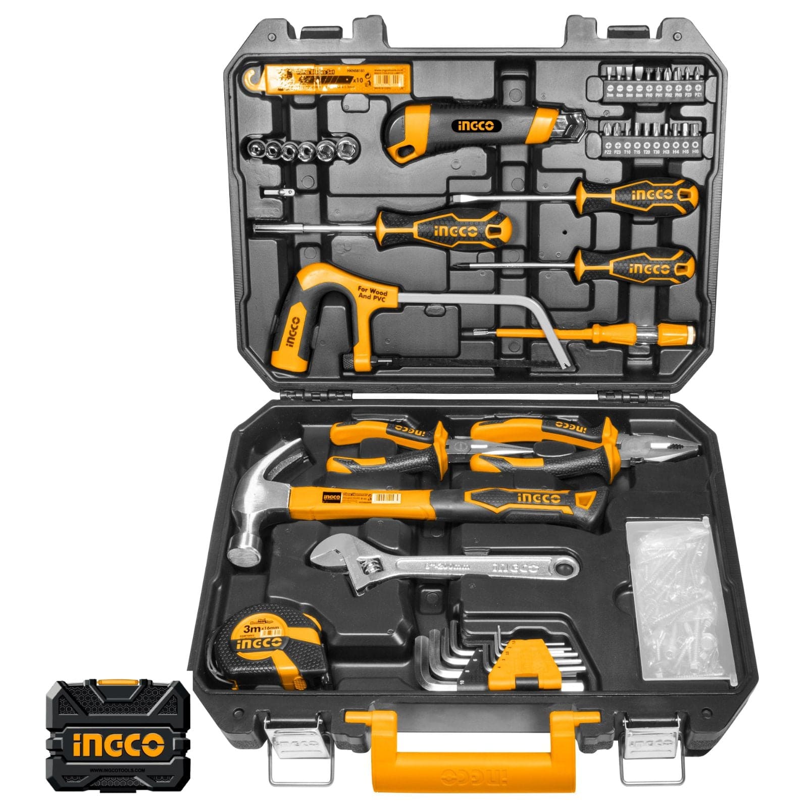 Ingco 117 Pieces Tools Set (HKTHP21171) - Complete Toolkit for Professionals and DIYers | Supply Master Ghana Tool Set Buy Tools hardware Building materials