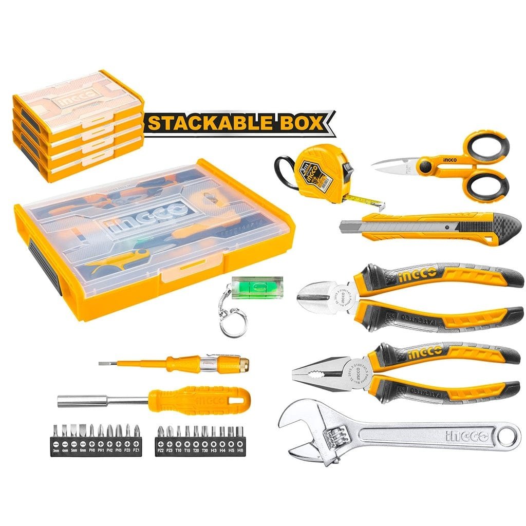 Ingco 29 Pieces Household Tool Set - HKTV01H291 | Supply Master | Accra, Ghana Tool Set Buy Tools hardware Building materials