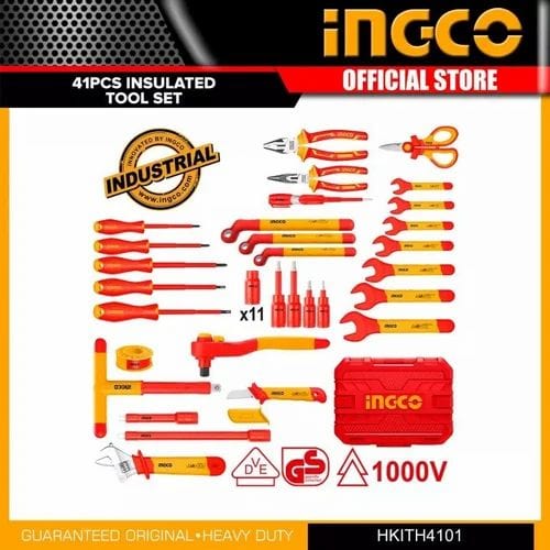 Ingco 41 Pieces Insulated Tools Set - HKITH4101 | Supply Master | Accra, Ghana Tool Set Buy Tools hardware Building materials