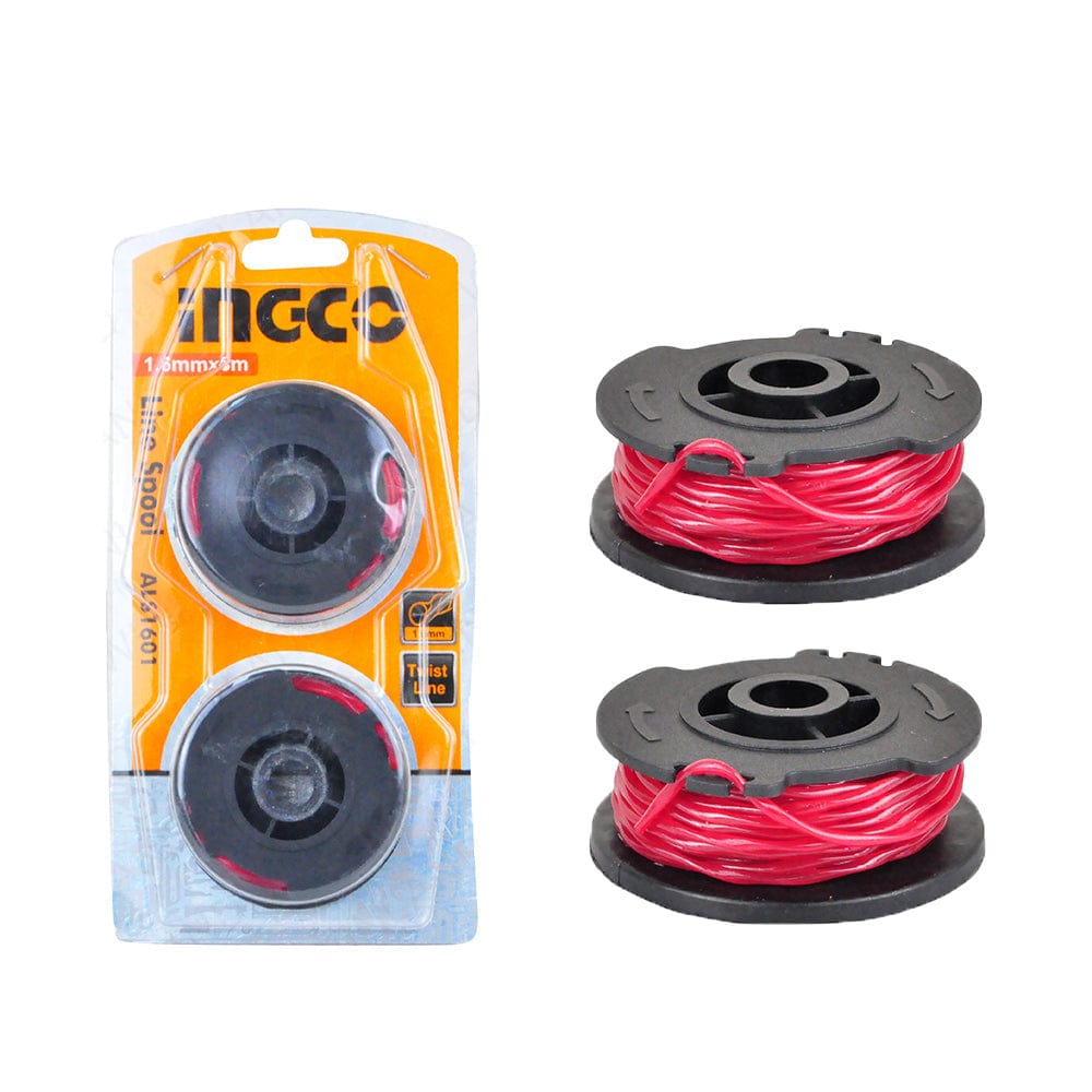 Ingco 2 Pieces Line Spool 1.6mm 5m - ALS25405 | Supply Master Accra, Ghana Trimmer Buy Tools hardware Building materials