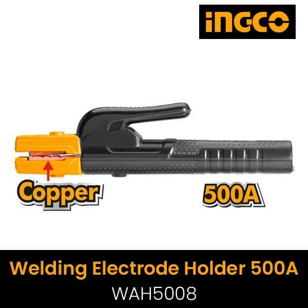Ingco Electrode Holder 500A - WAH5008 - Buy Online in Accra, Ghana at Supply Master Welding Machine & Accessories Buy Tools hardware Building materials