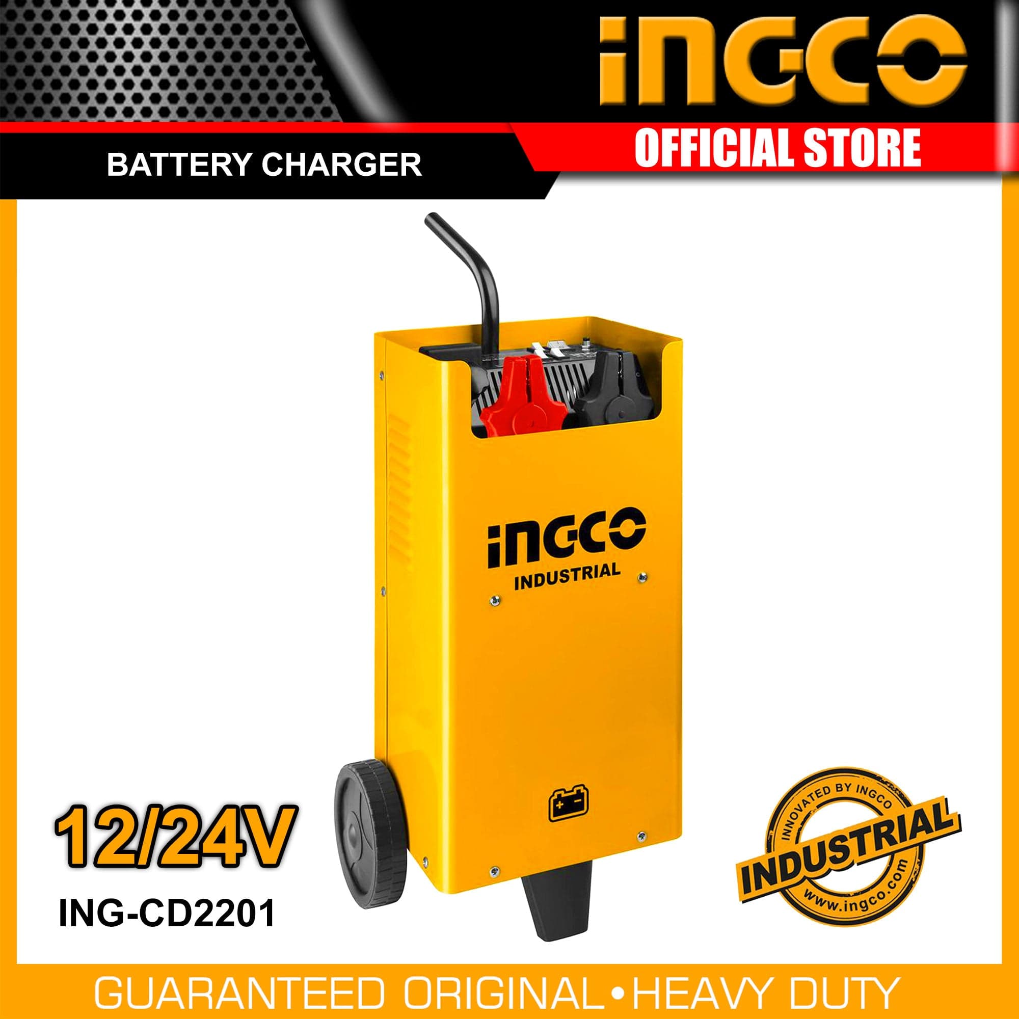 Ingco Portable Battery Charger - CD2201 | Buy Online in Accra, Ghana - Supply Master Welding Machine & Accessories Buy Tools hardware Building materials