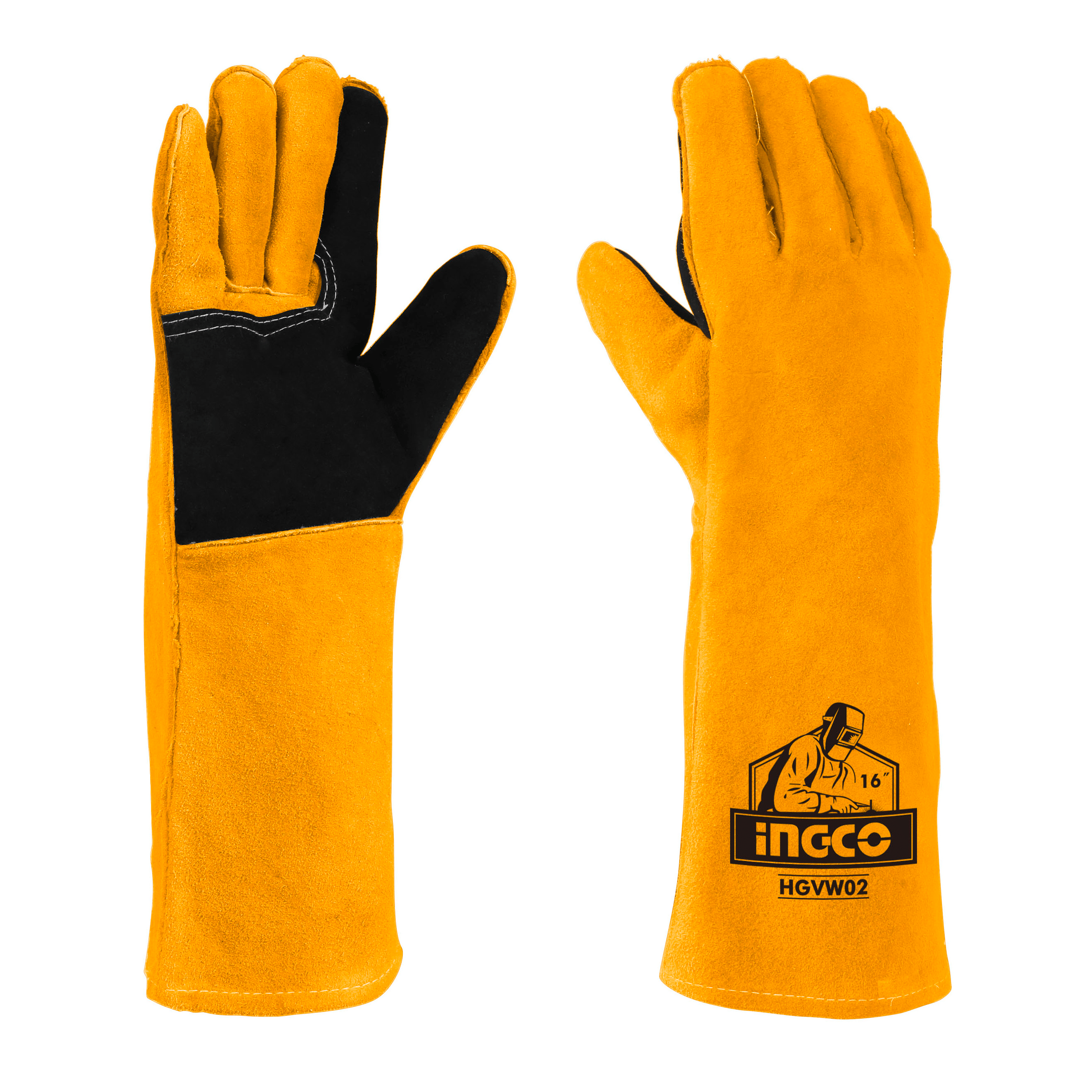 Ingco Welding Leather Gloves - HGVW02 | Supply Master | Accra, Ghana Work Gloves Buy Tools hardware Building materials