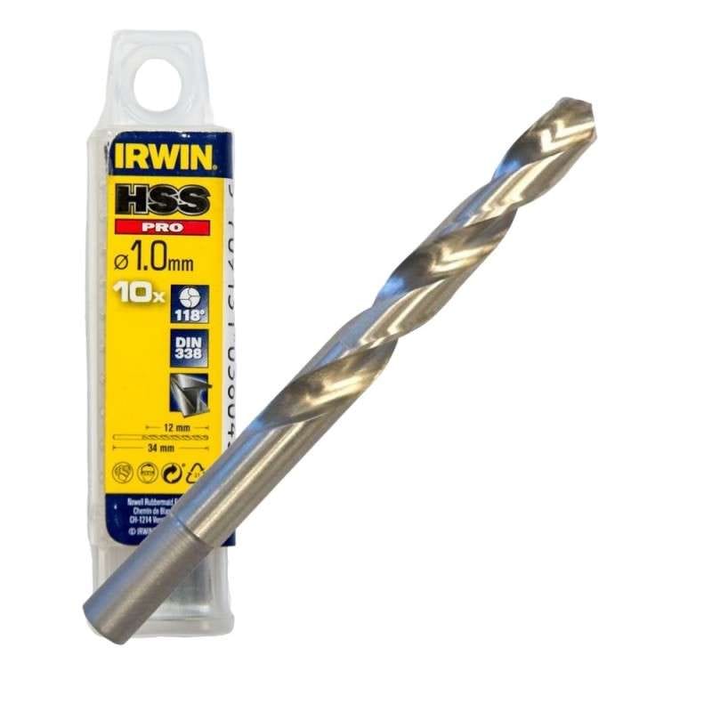 Irwin 10 Pieces HSS Drill Bit 1.0mm | Supply Master Accra, Ghana Drill Bits Buy Tools hardware Building materials