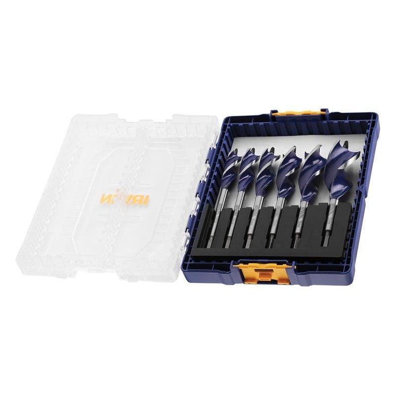 Irwin 6 Pieces 6x Blue Groove Stubby Wood Drill Bit Set - 16mm, 18mm, 20mm, 22mm, 25mm, 32mm | Supply Master Accra, Ghana Drill Bits Buy Tools hardware Building materials