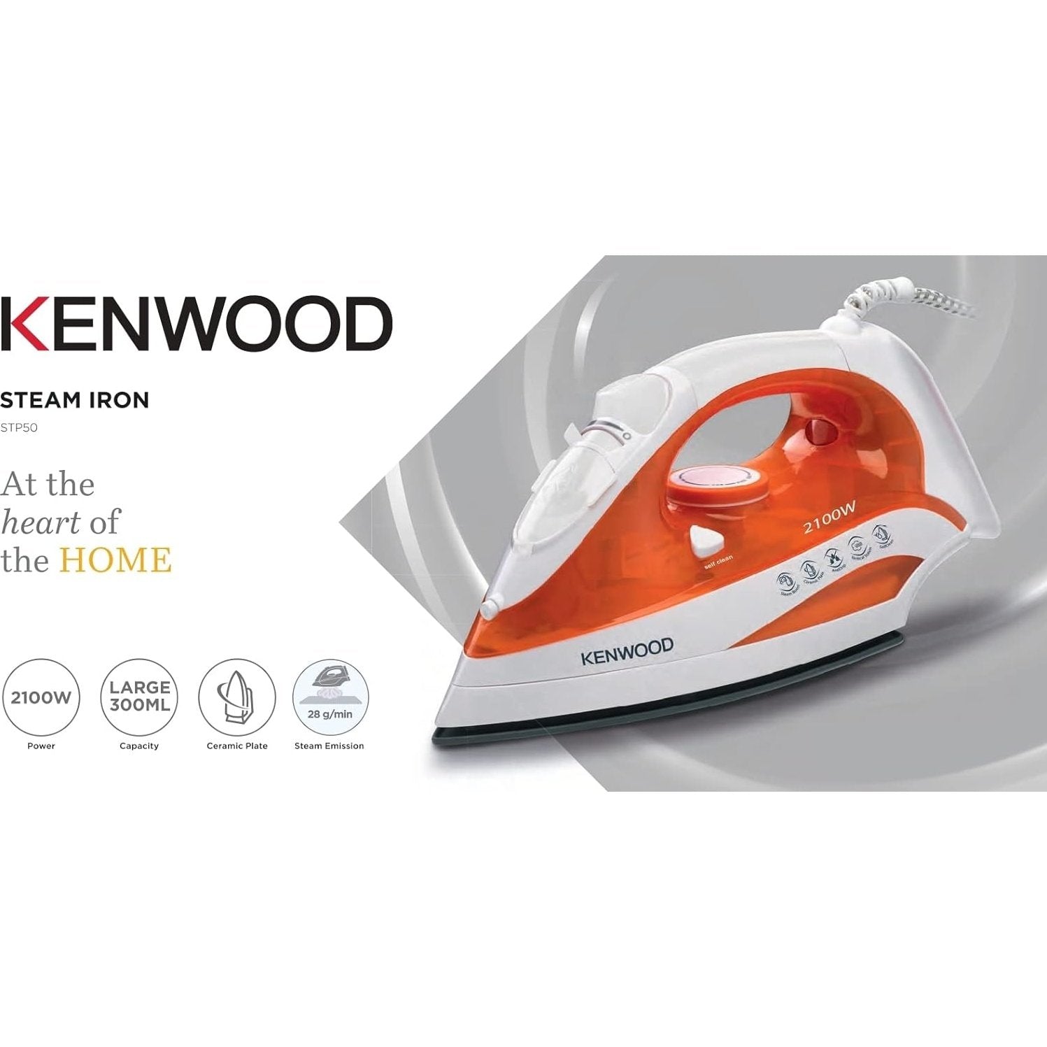 Kenwood Steam Iron 2100W - STP50 | Supply Master Accra, Ghana Electric Iron Buy Tools hardware Building materials