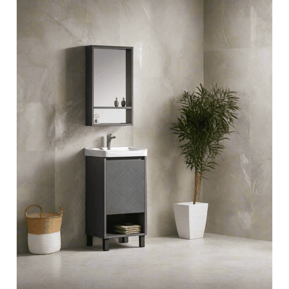 Buy Bathroom Luxury 43cm Wall-Mounted Vanity Cabinet with Mirror - WK-K-9064 | Shop at Supply Master Accra, Ghana Bathroom Vanity & Cabinets Buy Tools hardware Building materials