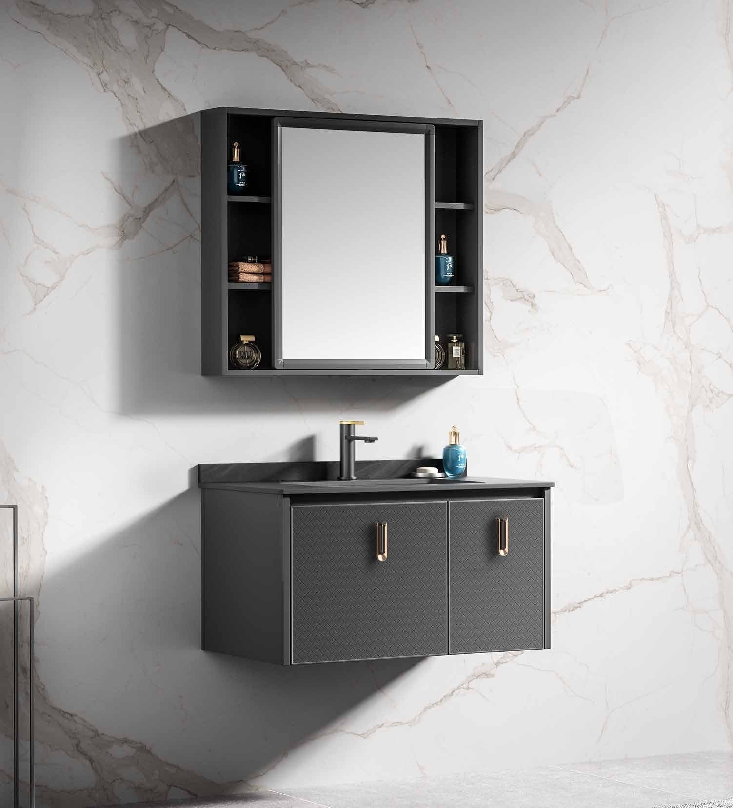 Buy Bathroom Luxury 60cm Wall-Mounted Vanity Cabinet with Mirror - WK-K-9631 | Shop at Supply Master Accra, Ghana Bathroom Vanity & Cabinets Buy Tools hardware Building materials