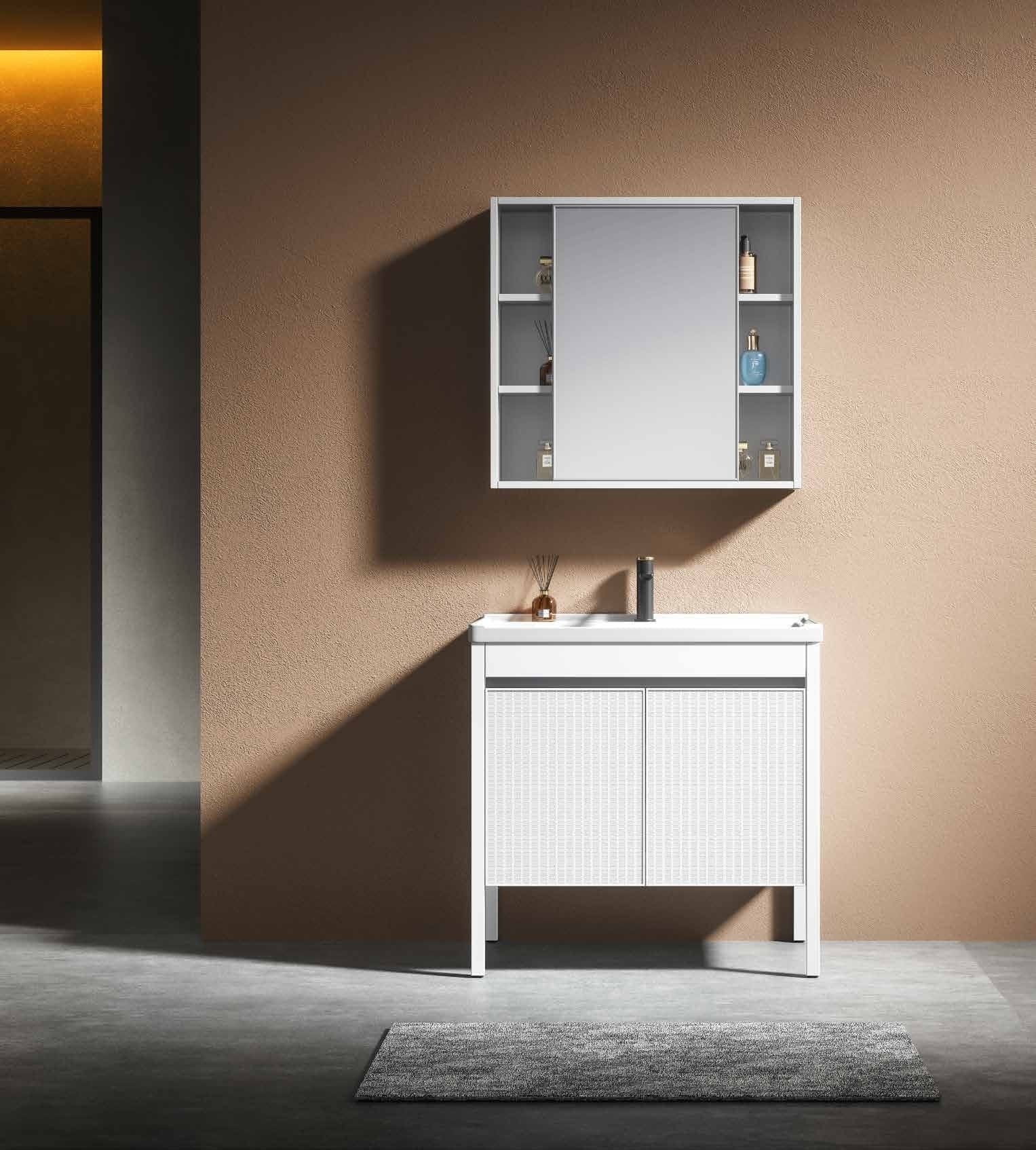 Buy Bathroom Luxury 60cm Wall-Mounted Vanity Cabinet with Mirror - WK-K-9920 | Shop at Supply Master Accra, Ghana Bathroom Vanity & Cabinets Buy Tools hardware Building materials