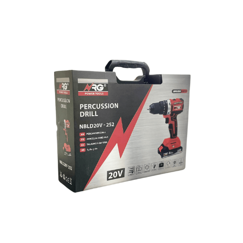 Buy NRG Brushless Lithium-Ion Cordless Percussion Drill 20V - NBLD20V-252 | Supply Master Accra, Ghana Drill Buy Tools hardware Building materials