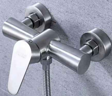 Buy Bathroom Stainless Steel Hot & Cold Shower Faucet Mixer - S50-148 & S50-148BL | Shop at Supply Master Accra, Ghana Bathroom Faucet Buy Tools hardware Building materials