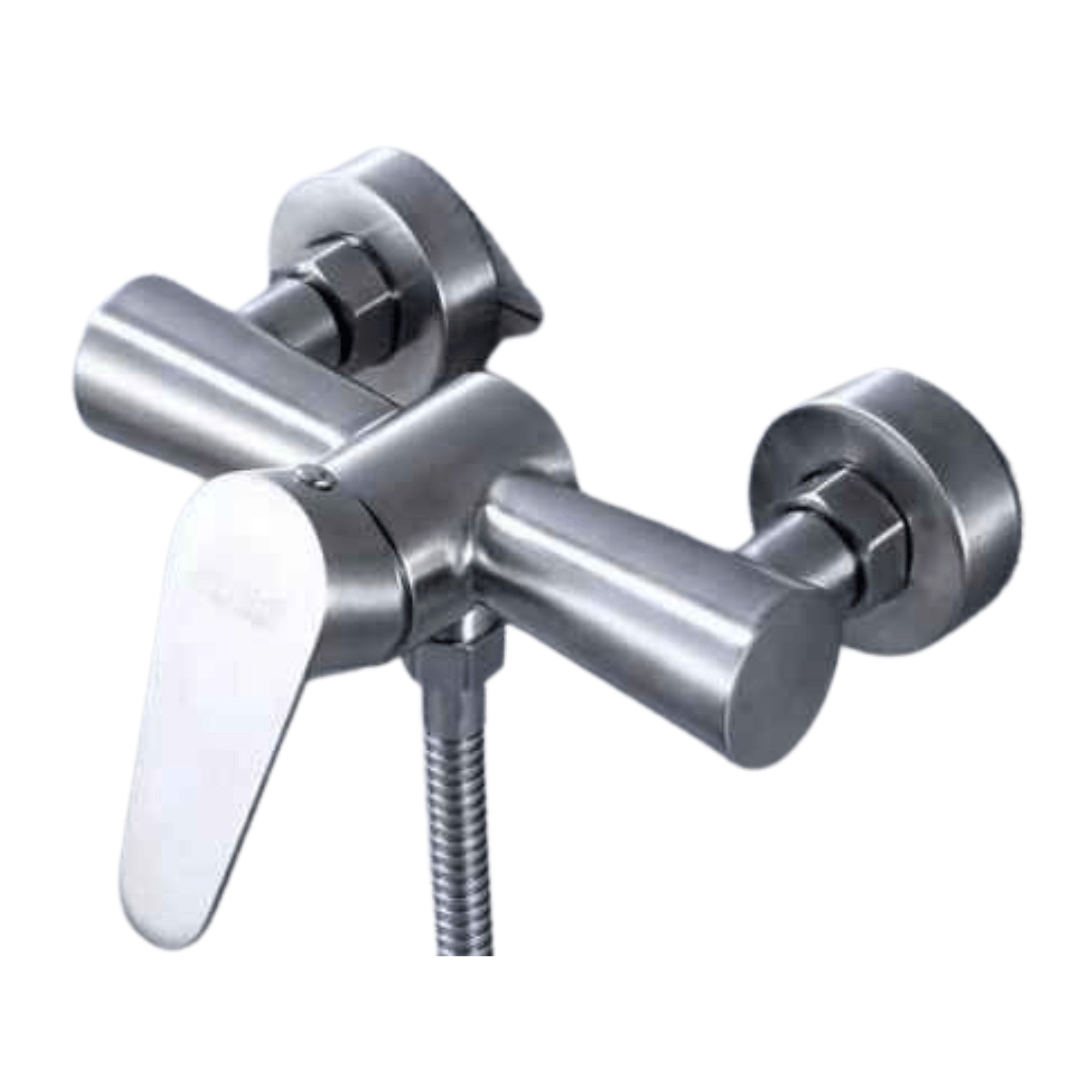 Buy Bathroom Stainless Steel Hot & Cold Shower Faucet Mixer - S50-147 & S50-147BL | Shop at Supply Master Accra, Ghana Bathroom Faucet Buy Tools hardware Building materials