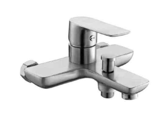 Buy Bathroom Stainless Steel Satin Nickel Hot & Cold Shower Faucet Mixer - 04006BN | Shop at Supply Master Accra, Ghana Bathroom Faucet Buy Tools hardware Building materials