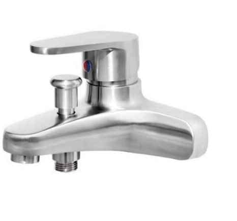 Buy Bathroom Stainless Steel Satin Nickel Hot & Cold Shower Faucet Mixer - S50-145 | Shop at Supply Master Accra, Ghana Bathroom Faucet Buy Tools hardware Building materials