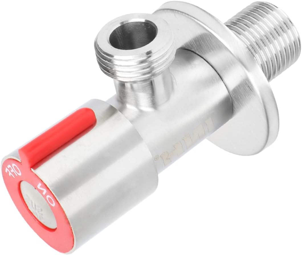 Buy Stainless Steel Angle Valve Cold & Hot Adapter Connector Faucet - J3307-R | Shop at Supply Master Accra, Ghana Bathroom Faucet Buy Tools hardware Building materials