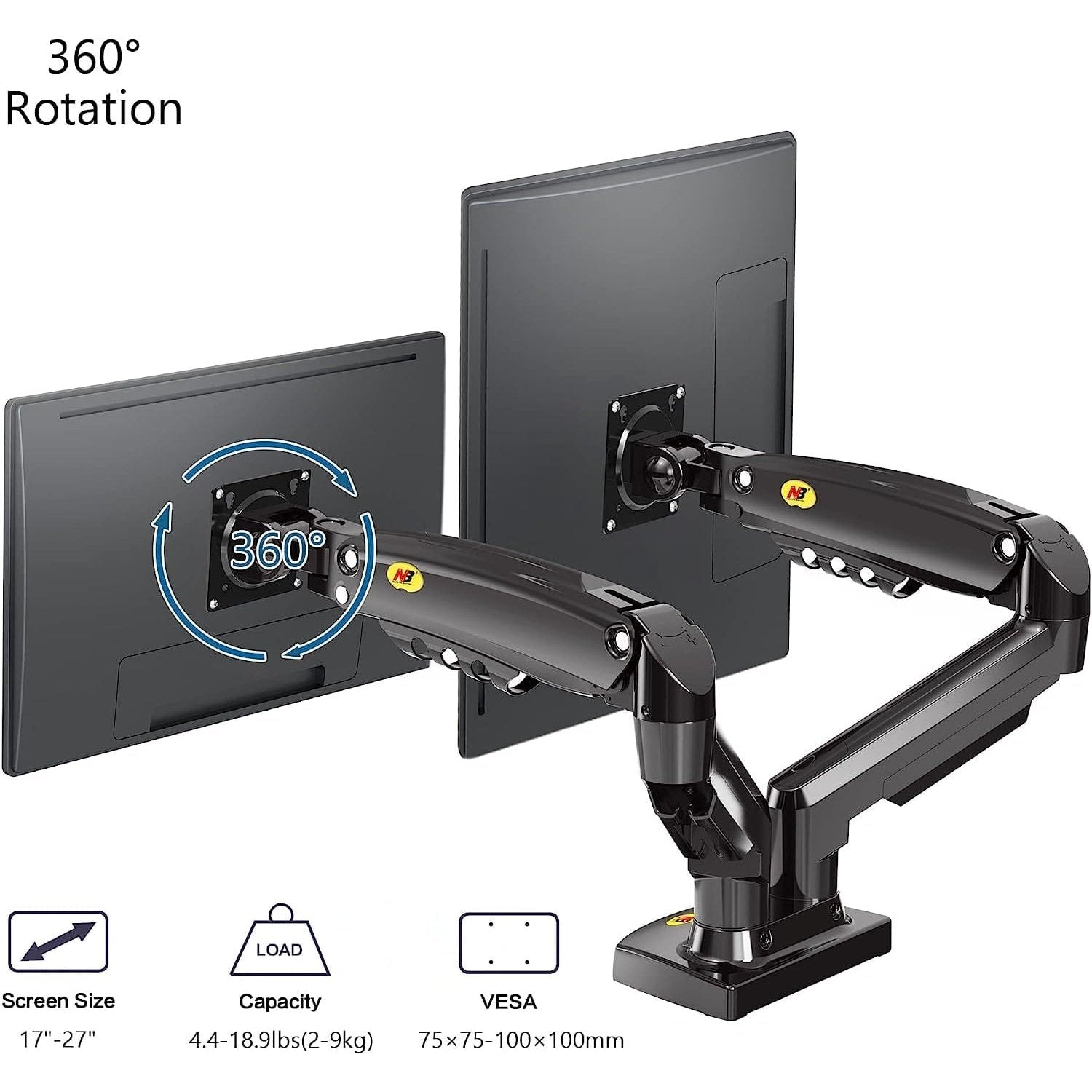 NB North Bayou Dual Monitor Desk Mount Stand - F160 | Supply Master Accra, Ghana Home Accessories Buy Tools hardware Building materials