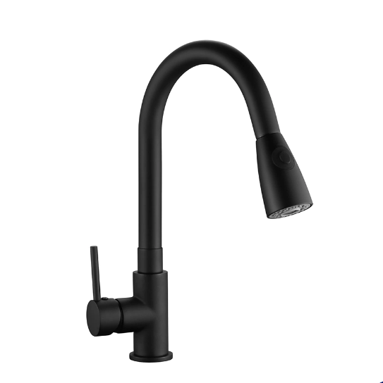 Buy Stainless Steel Satin Nickel Pull Out Sprayer Kitchen Sink Faucet Tap - SKP30-501 | Shop at Supply Master Accra, Ghana Kitchen Tap Black Buy Tools hardware Building materials